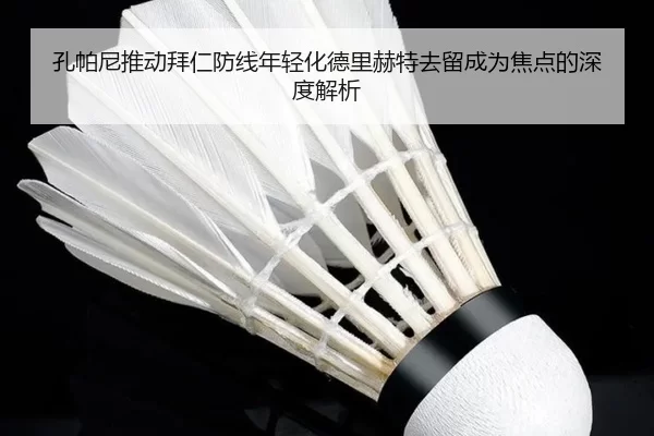 孔帕尼推动拜仁防线年轻化德里赫特去留成为焦点的深度解析